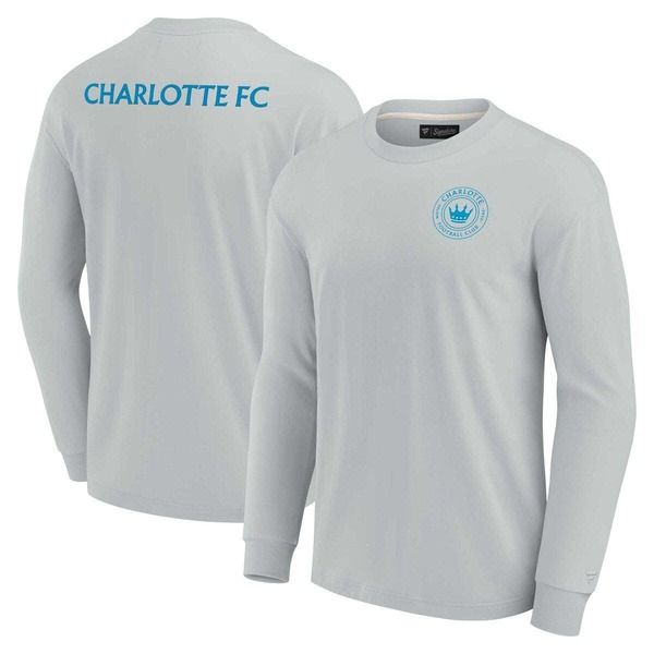 ファナティクス シグネチャー レディース アウター パーカー・スウェット Tシャツ Unisex Fanaticsignature Gray Charlotte FC Elementsuper Sof