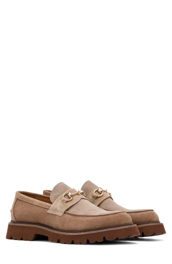 マークノーラン メンズ シューズ スリッポン・ローファー MARC NOLAN Blake Bit Loafer Triple Tan タン
