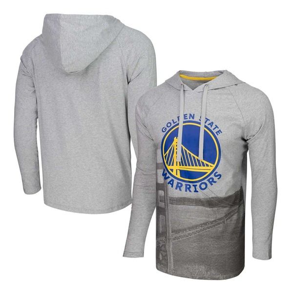 スタジアムエッセンシャルズ レディース アウター パーカー・スウェット Tシャツ Menstadium Essentials Heather Gray Golden State Warriors At