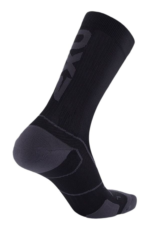 2XU レディース アンダーウェア 靴下 2XU Vectr Cushion Crew Socks BlackTitanium ブラック