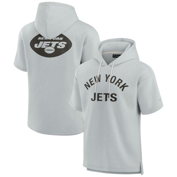 ファナティクス シグネチャー レディース アウター パーカー・スウェット フリース Unisex Fanaticsignature Gray New York Jetsuper Soft Fleece