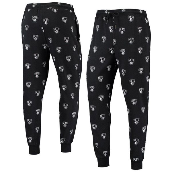 ザワイルドコレクティブ レディース ボトムス カジュアルパンツ ロゴ THE WILD COLLECTIVE Black Brooklynets Allover Logo Jogger Pants B