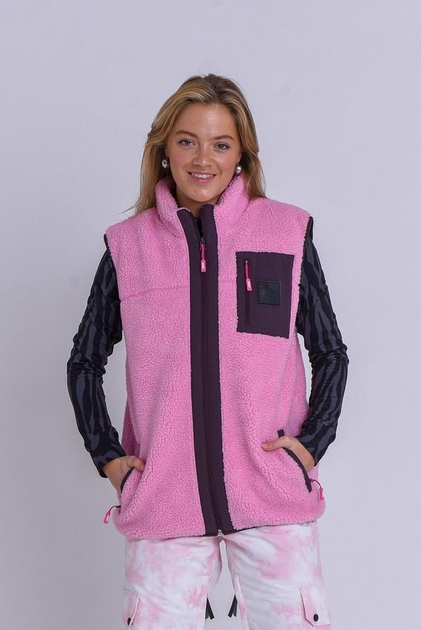 オースク レディース アウター ベスト OOSC Method Vest Dusky Pink Mens Pink And Purple ピンク