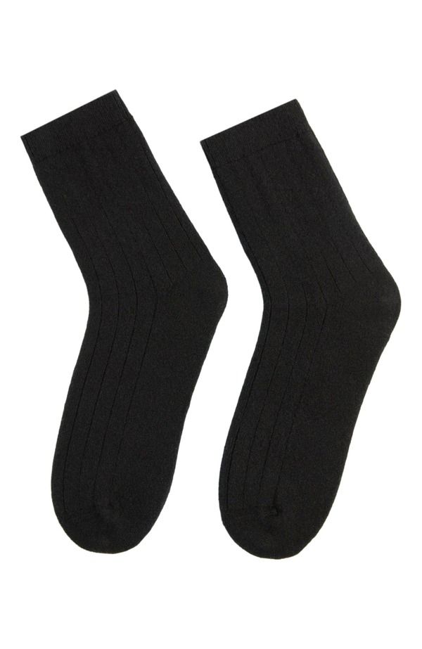 ゴビ カシミヤ レディース アンダーウェア 靴下 ニット Gobi Cashmere Trim Knit Bed Socks Black ブラック