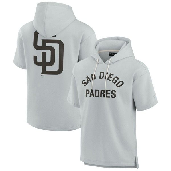 ファナティクス シグネチャー レディース アウター パーカー・スウェット フリース Unisex Fanaticsignature Gray San Diego Padres Elementsuper