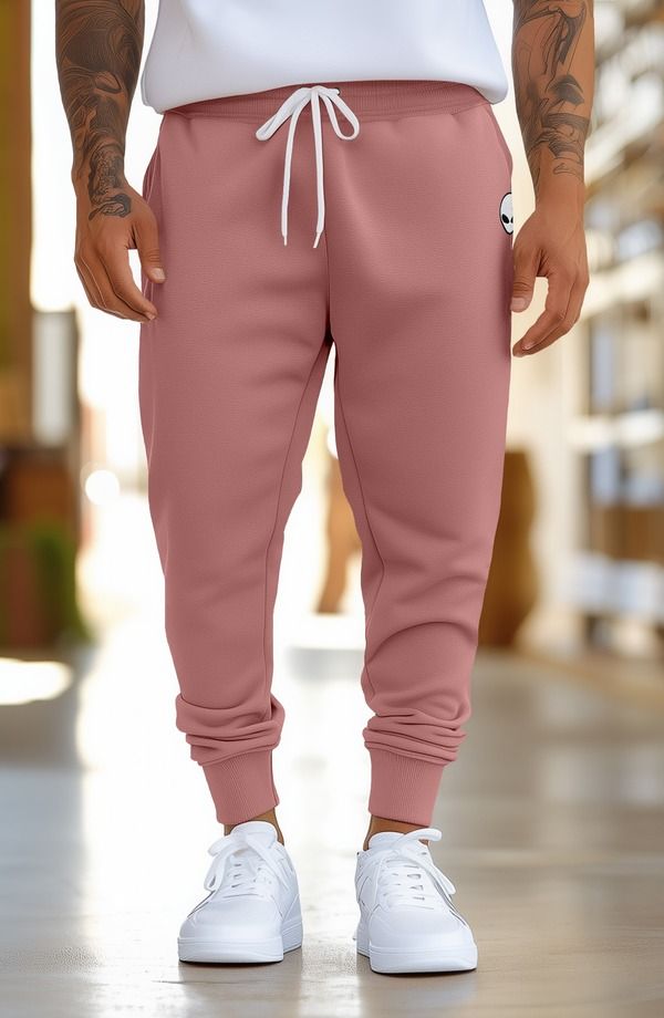 ダリックス メンズ ボトムス カジュアルパンツ フリース Dalix Mens Alien Midweight Fleece Jogger Pant Mauve