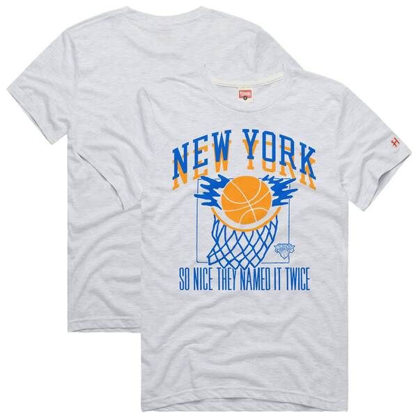 オマージュ レディース トップス シャツ Unisex Homage Ash New Yorknicks Hometown Edition TriBlendTShirt Ash アッシュ
