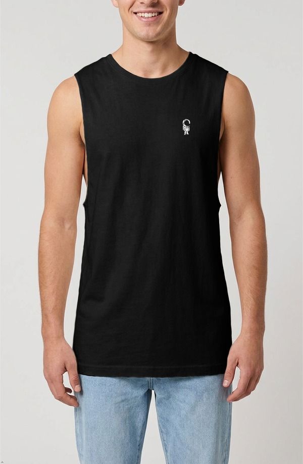 ダリックス メンズ トップス シャツ ジャージー Dalix Astronaut Lightweight Jersey Tank Black ブラック