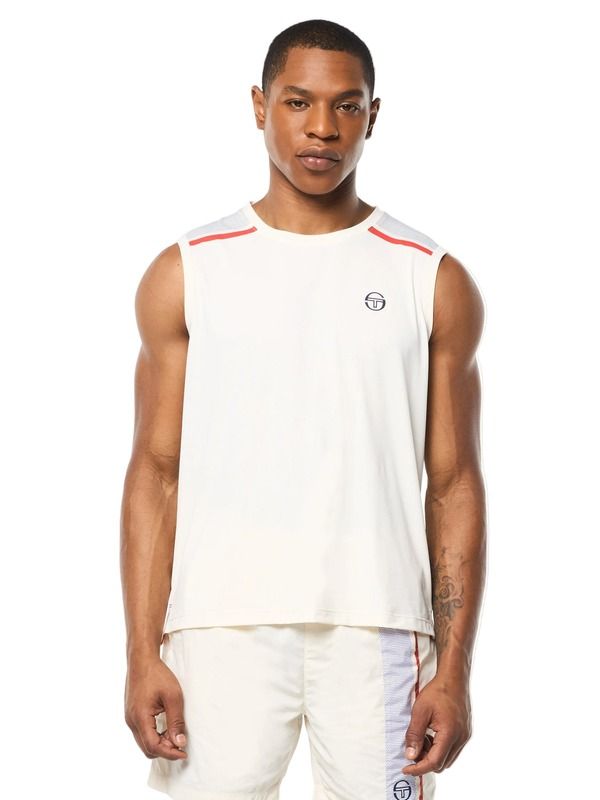 セルジオタッキーニ メンズ トップス シャツ Sergio Tacchini Attivo Damarindo Tank Gardenia