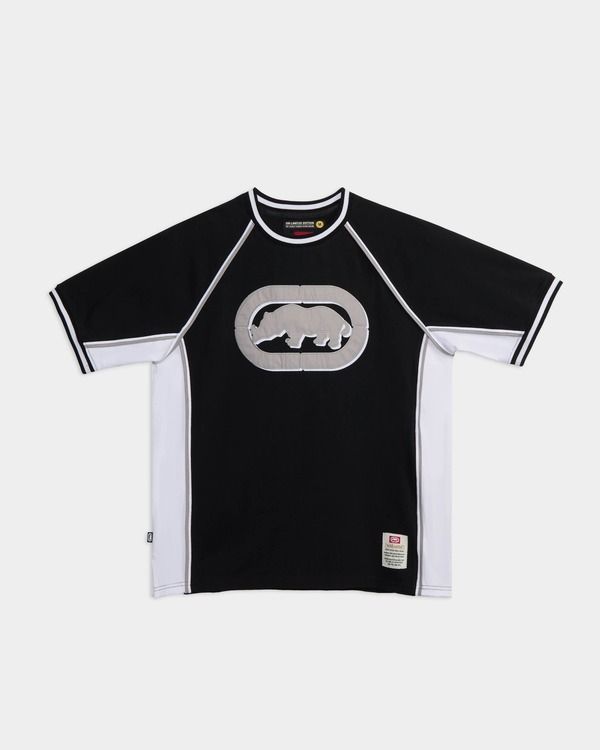 エコー メンズ トップス シャツ ECKO Rhino Raglan Top Black ブラック