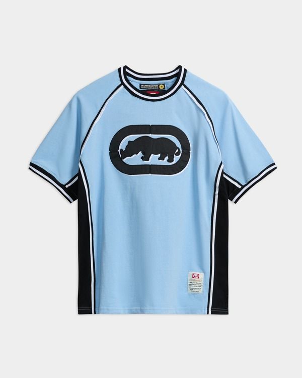 エコー メンズ トップス シャツ ECKO Rhino Raglan Top Carolina Blue ブルー
