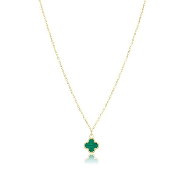 ザラブリー ファインジュエリー レディース アクセサリー ネックレス・チョーカー ミニ レース The Lovery Fine Jewelry Mini Malachite Single Clover