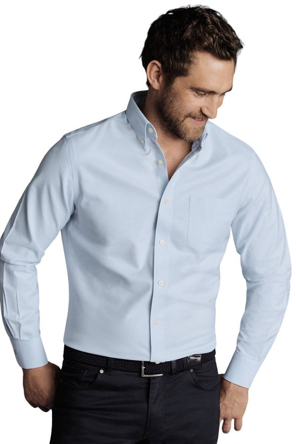 チャールズティリット メンズ トップス シャツ スリムフィット オックスフォード ダウン Charles Tyrwhitt Slim Fit ButtonDown Collar NonIron Str