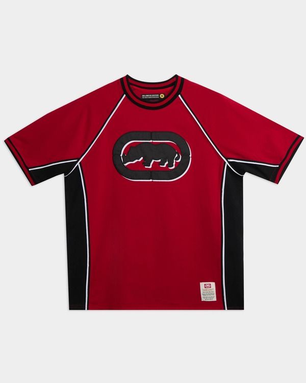 エコー メンズ トップス シャツ ECKO Rhino Raglan Top RedBlack ブラック