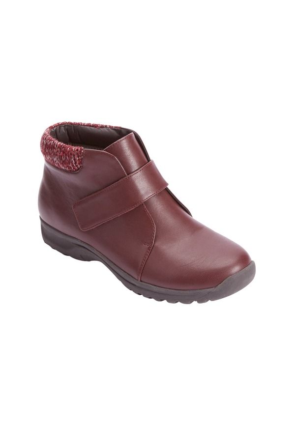 コンフォートビュー レディース シューズ ブーツ・レインブーツ Comfortview The Jayna Shootie Burgundy バーガンディ