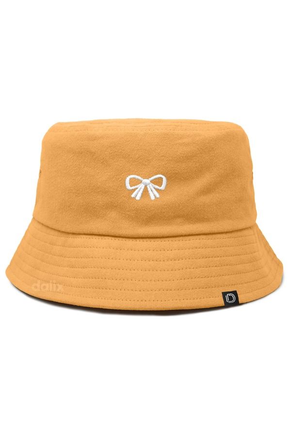 ダリックス レディース アクセサリー 帽子 Dalix Bow Bucket Hat Golden Cream クリーム