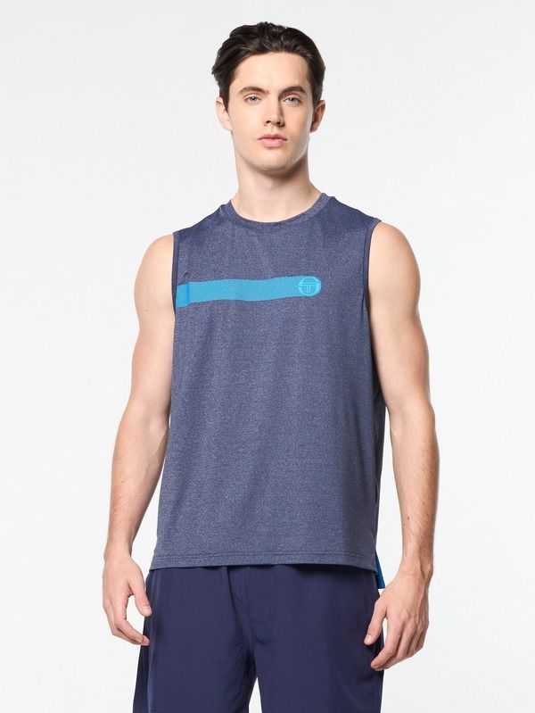 セルジオタッキーニ メンズ トップス シャツ Sergio Tacchini Elio Performance Tank Eclipse