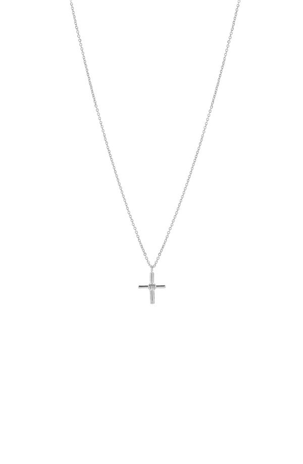ベアフルーツジュエリー レディース アクセサリー ネックレス・チョーカー ミニ レース Bearfruit Jewelry 14k Gold Plated Pule Cross Necklace Mi