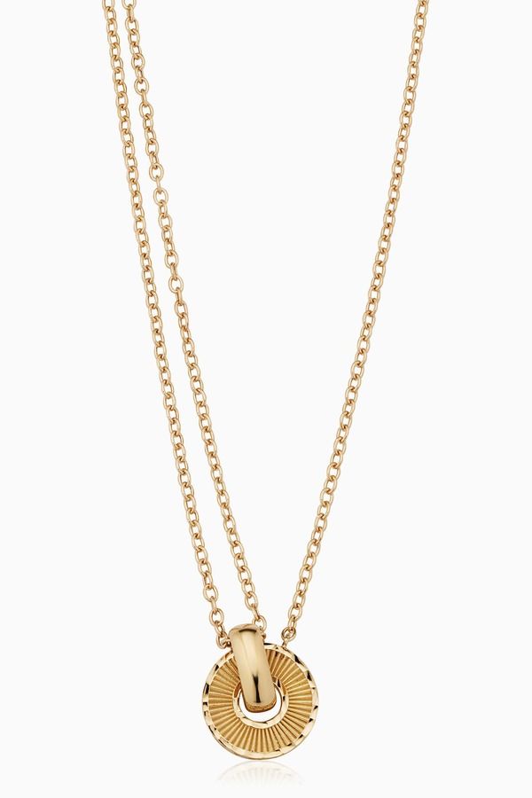 オラディナ レディース アクセサリー ネックレス・チョーカー レース Oradina 14K Yellow Gold Icon Pendant Necklace Yellow Gold イエロー