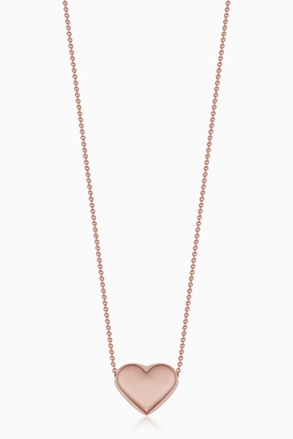 オラディナ レディース アクセサリー ネックレス・チョーカー レース Oradina 10K Gold Heart of Gold Pendant Necklace Rose Gold ゴールド