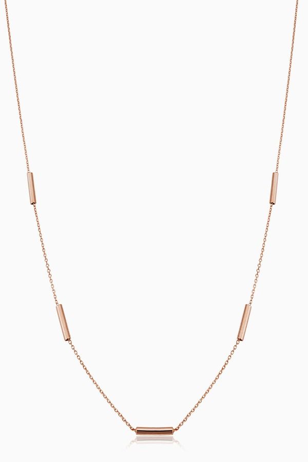 オラディナ レディース アクセサリー ネックレス・チョーカー レース Oradina 14K Gold Vicenza Choker Necklace Rose Gold ゴールド