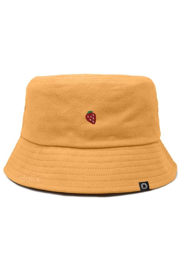 ダリックス レディース アクセサリー 帽子 Dalix Lil Strawberry Bucket Hat Golden Cream クリーム