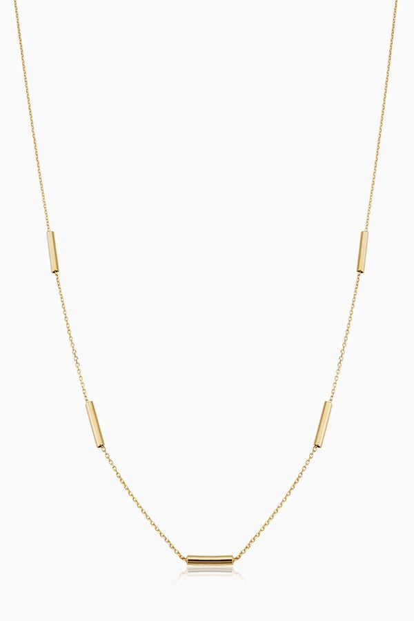 オラディナ レディース アクセサリー ネックレス・チョーカー レース Oradina 14K Gold Vicenza Choker Necklace Yellow Gold イエロー