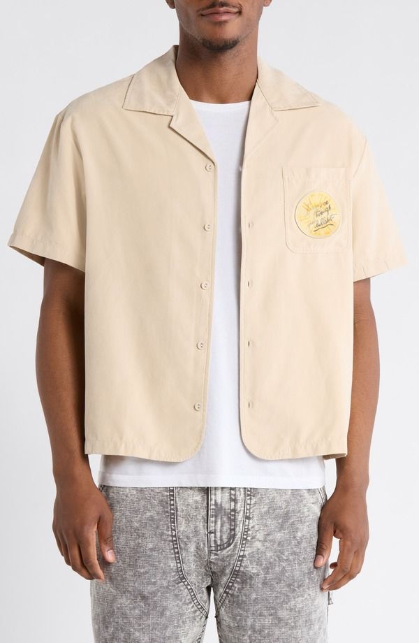 オナーザギフト メンズ トップス シャツ HONOR THE GIFT Brushed Camp Shirt Sand サンド
