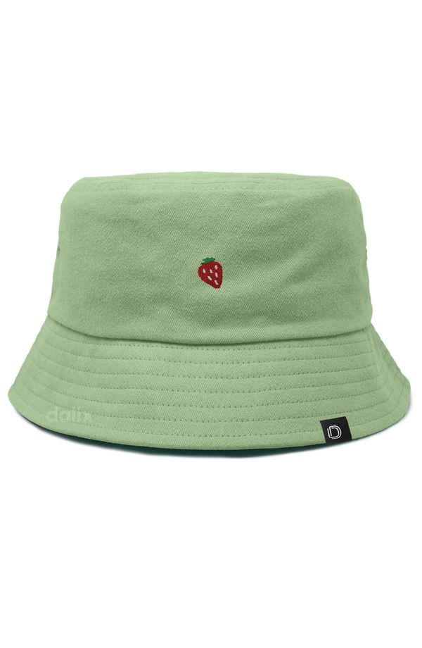 ダリックス レディース アクセサリー 帽子 Dalix Lil Strawberry Bucket Haturf Green グリーン