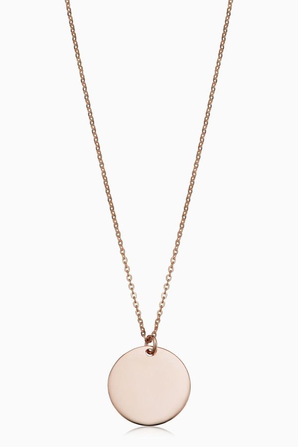 オラディナ レディース アクセサリー ネックレス・チョーカー レース Oradina 14K Gold Manhattan Pendant Necklace Rose Gold ゴールド