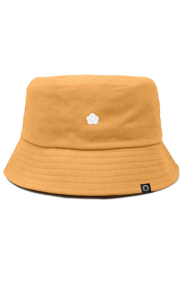 ダリックス レディース アクセサリー 帽子 コットン Dalix Womens Lil Flower Cotton Bucket Hat Golden Cream クリーム