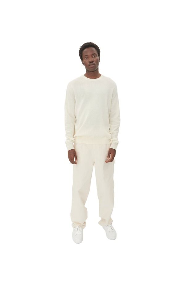 ゴビ カシミヤ メンズ アウター パーカー・スウェット クルーネック セーター Gobi Cashmere Crew Neck Sweater Marshmallow