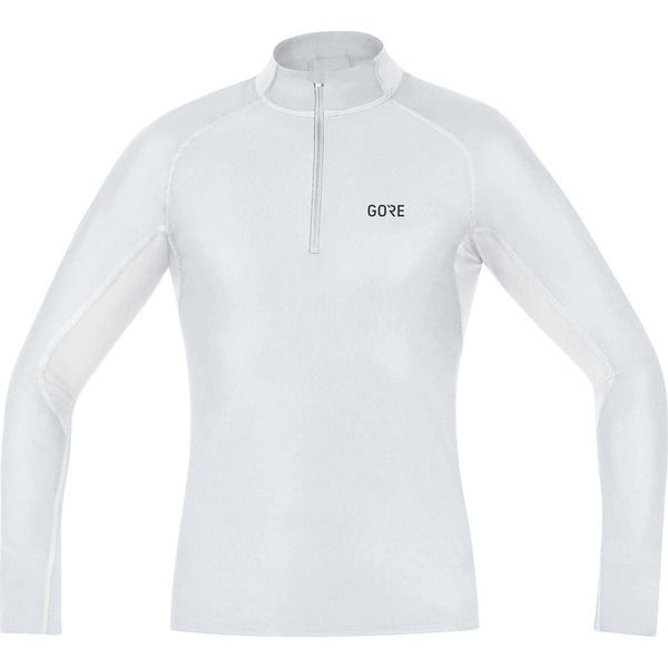 ゴアウェア メンズ トップス シャツ タートルネック GOREWEAR Windstopper Base Layer Thermo Turtleneck Mens Light GreyWhite ホワ