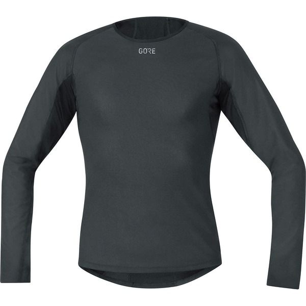 ゴアウェア メンズ トップス シャツ 長袖 GOREWEAR Windstopper Base Layer Thermo LongSleeve Shirt Mens Black ブラック