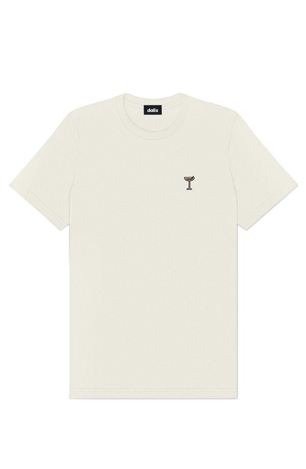 ダリックス メンズ トップス Tシャツ Dalix Mens Coffee Martini Midweightee Natural コーヒー
