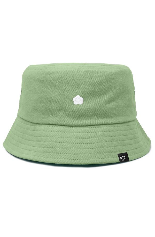 ダリックス レディース アクセサリー 帽子 コットン Dalix Womens Lil Flower Cotton Bucket Haturf Green グリーン