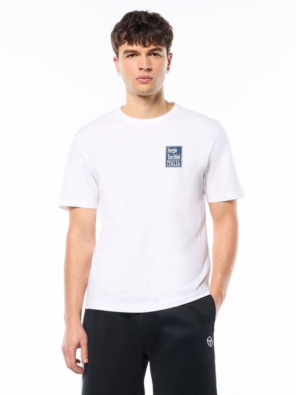 セルジオタッキーニ メンズ トップス Tシャツ Sergio Tacchinitalia TShirt Brilliant White ホワイト
