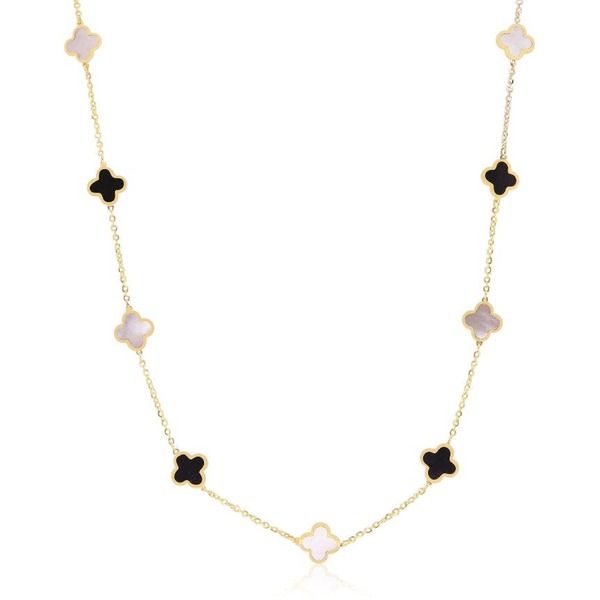 ザラブリー ファインジュエリー レディース アクセサリー ネックレス・チョーカー ミニ レース The Lovery Fine Jewelry Mini Mother of Pearl and Ony 125,900円