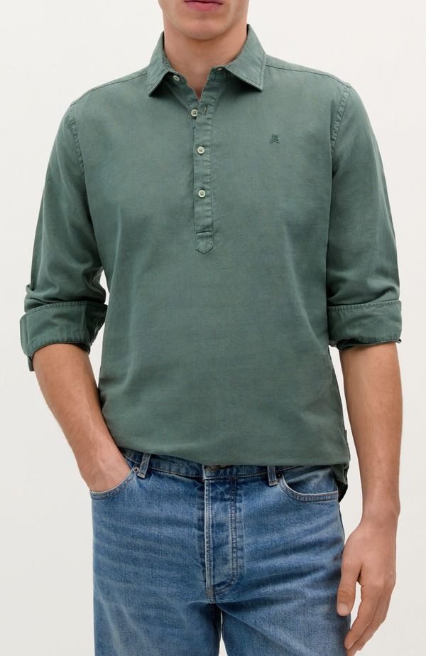 スカルパーズ メンズ トップス シャツ Scalpers New Polera Colorshirt Green グリーン