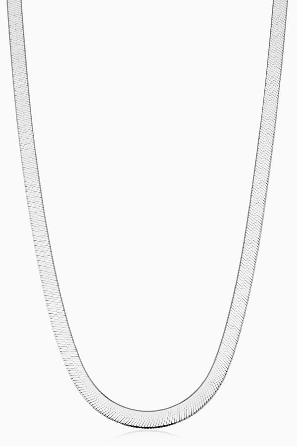 オラディナ レディース アクセサリー ネックレス・チョーカー Oradina Mirage Herringbone Choker in Sterling Silver シルバー