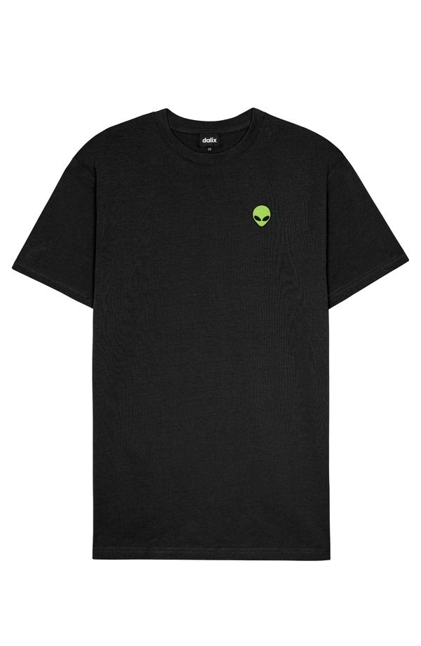 ダリックス メンズ トップス Tシャツ Dalix Mens Alien Heavyweight Softee Black ブラック
