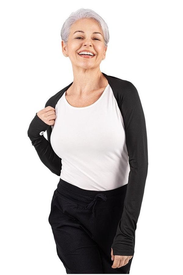 クーリバー レディース アクセサリー 手袋 Coolibar Womens UV Shoulder Sleeves UPF 50 Sun Protection Larix Black ブラック
