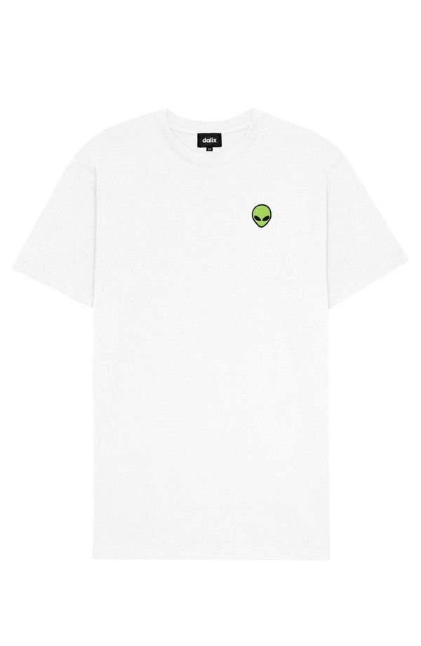 ダリックス メンズ トップス Tシャツ Dalix Mens Alien Heavyweight Softee White ホワイト