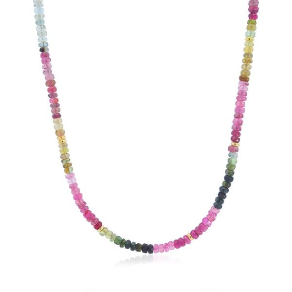 ザラブリー ファインジュエリー レディース アクセサリー ネックレス・チョーカー レース The Lovery Fine Jewelry Rainbow Tourmaline Bead Necklac