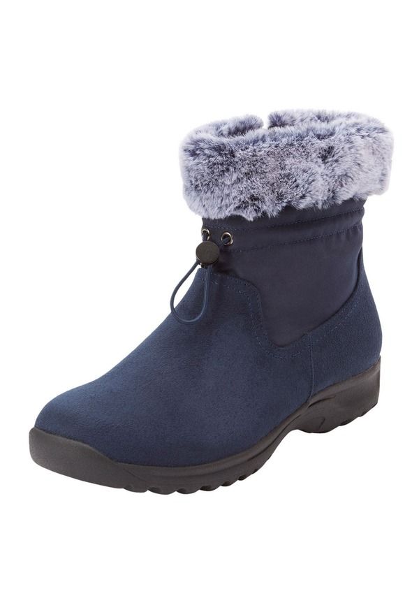 コンフォートビュー レディース シューズ ブーツ・レインブーツ Comfortview Themeline Weather Boot Navy ネイビー