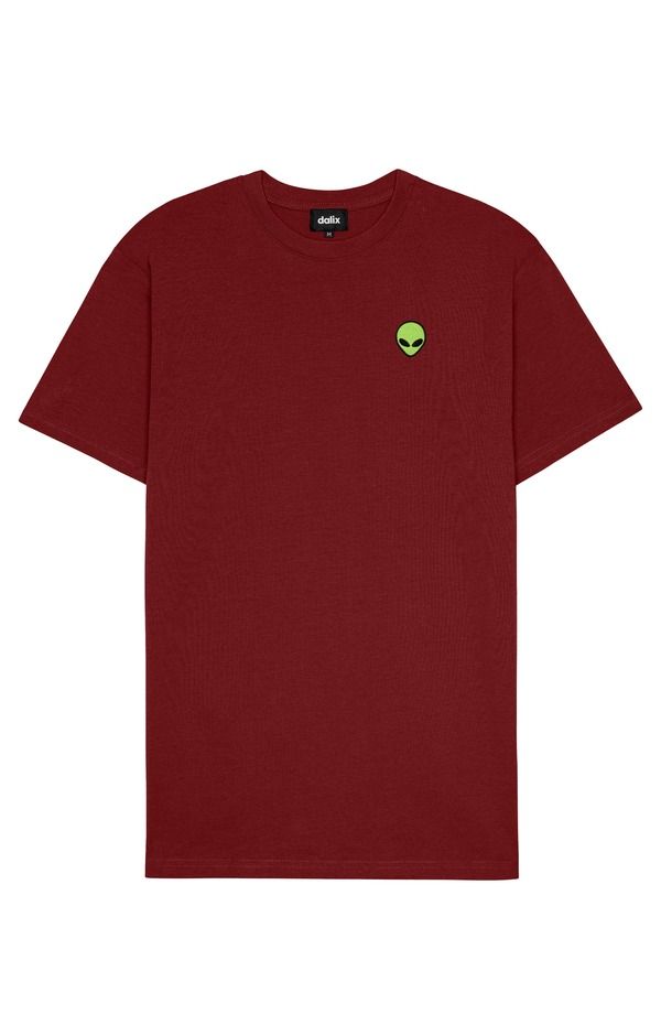 ダリックス メンズ トップス Tシャツ Dalix Mens Alien Heavyweight Softee Brick Red レッド