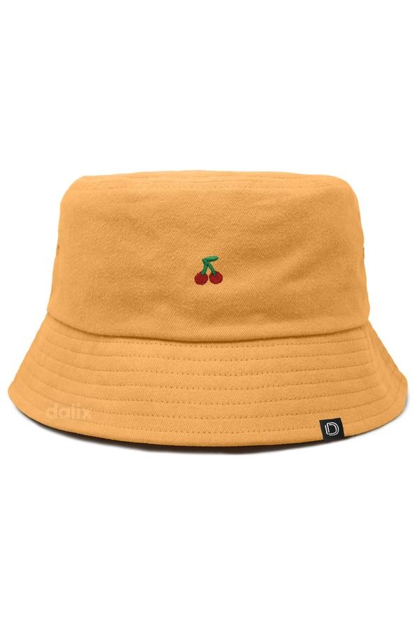 ダリックス レディース アクセサリー 帽子 Dalix Lil Cherry Bucket Hat Golden Cream クリーム