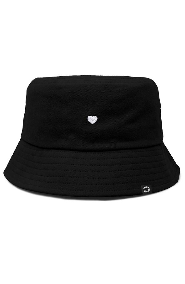 ダリックス レディース アクセサリー 帽子 Dalix Lil Heart Bucket Hat Black ブラック