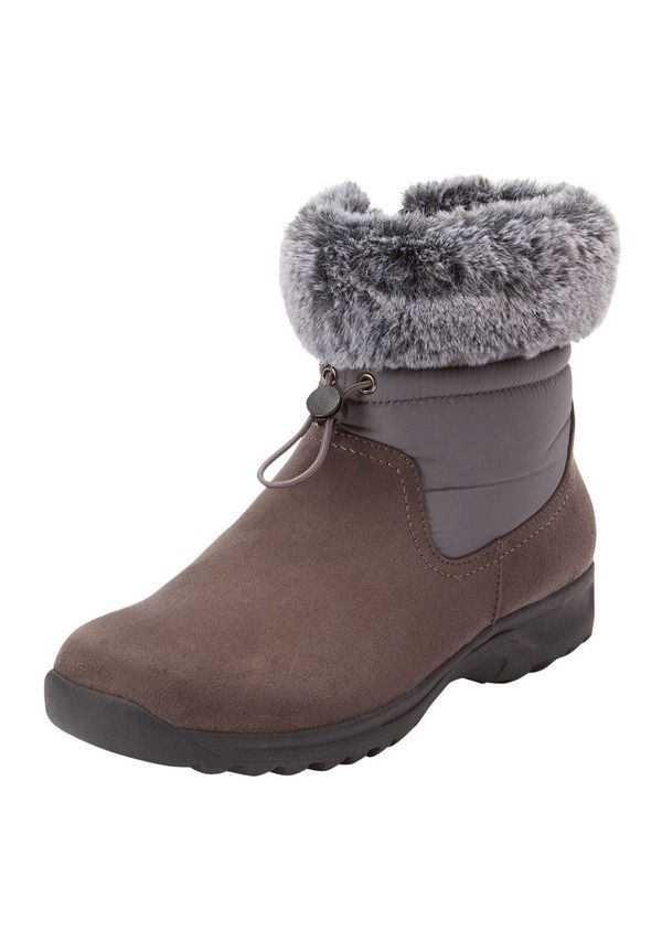 コンフォートビュー レディース シューズ ブーツ・レインブーツ Comfortview Themeline Weather Boot Grey グレー