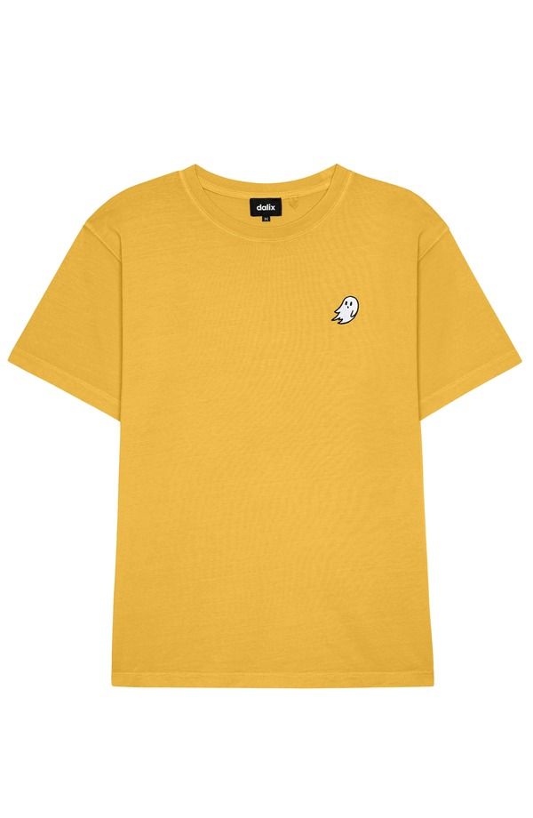 ダリックス メンズ トップス Tシャツ Dalix Mens Ghost Midweight Garment Dye Tee Old Gold ゴールド